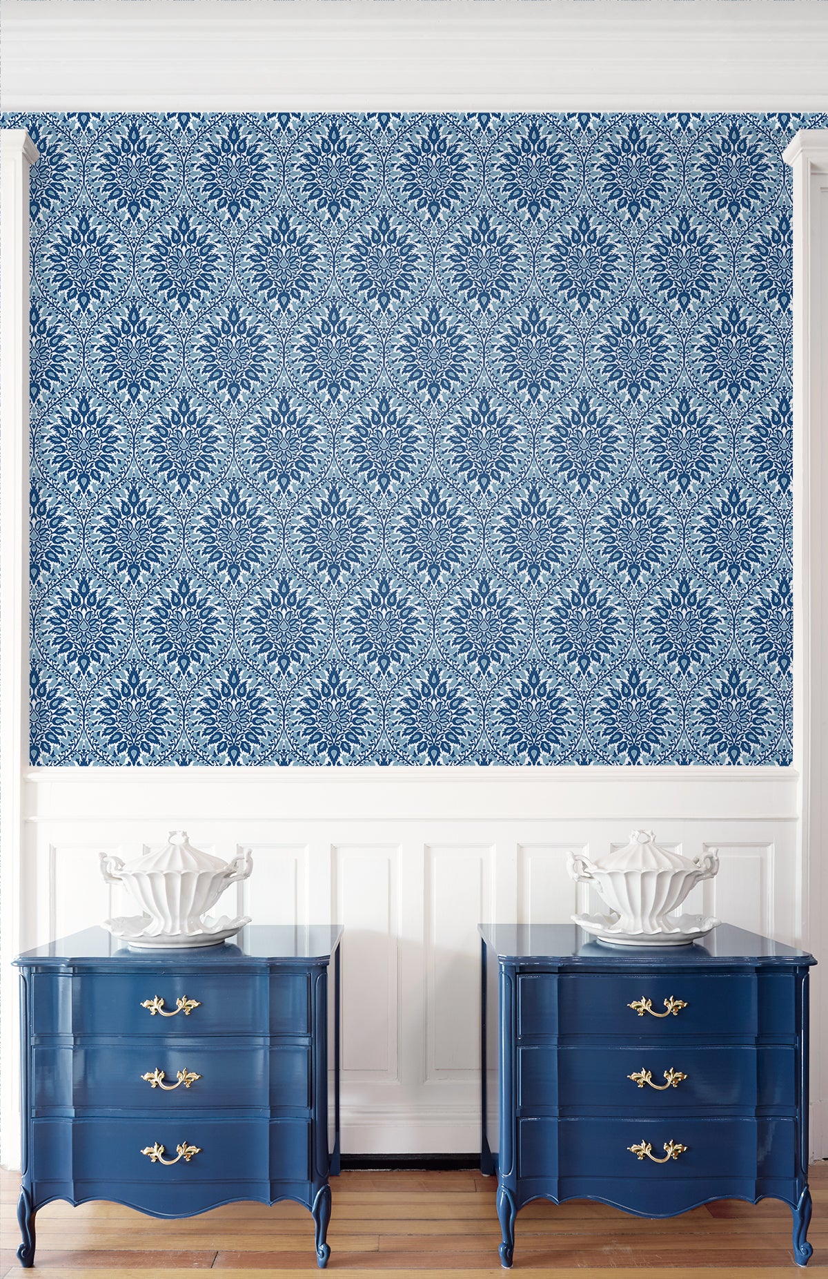 Luna Ogee Lakeside by Legacy Prints Vintage Ogee Wallpaper – Etten Studios ET12902