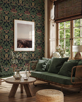 Primrose Garden Wrought Iron & Clay by Etten Studios Vintage Floral Wallpaper – Etten Studios ET13101