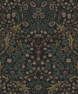 Victorian Floral Blacksmith & Cliffside by Etten Studios Online Vintage Floral Wallpaper – Etten Studios ET13216-Sample