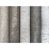 Cork Pale Grey & Silver Wallpaper with Metallic Cork Texture - York EV3901