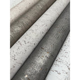 Cork Pale Grey & Silver Wallpaper with Metallic Cork Texture - York EV3901