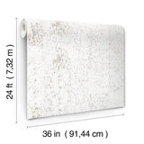 Cork Bright White & Gold Wallpaper with Metallic Cork Texture - York EV3902