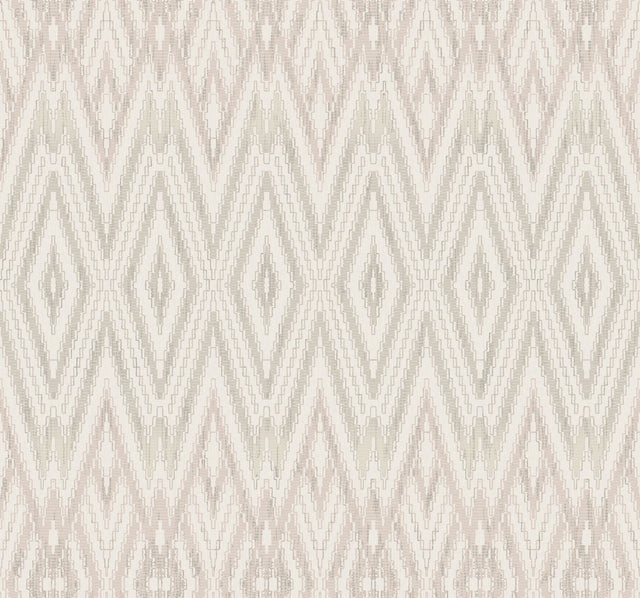 Diamond Marquise Lavender Geometric Wallpaper - York EV3911