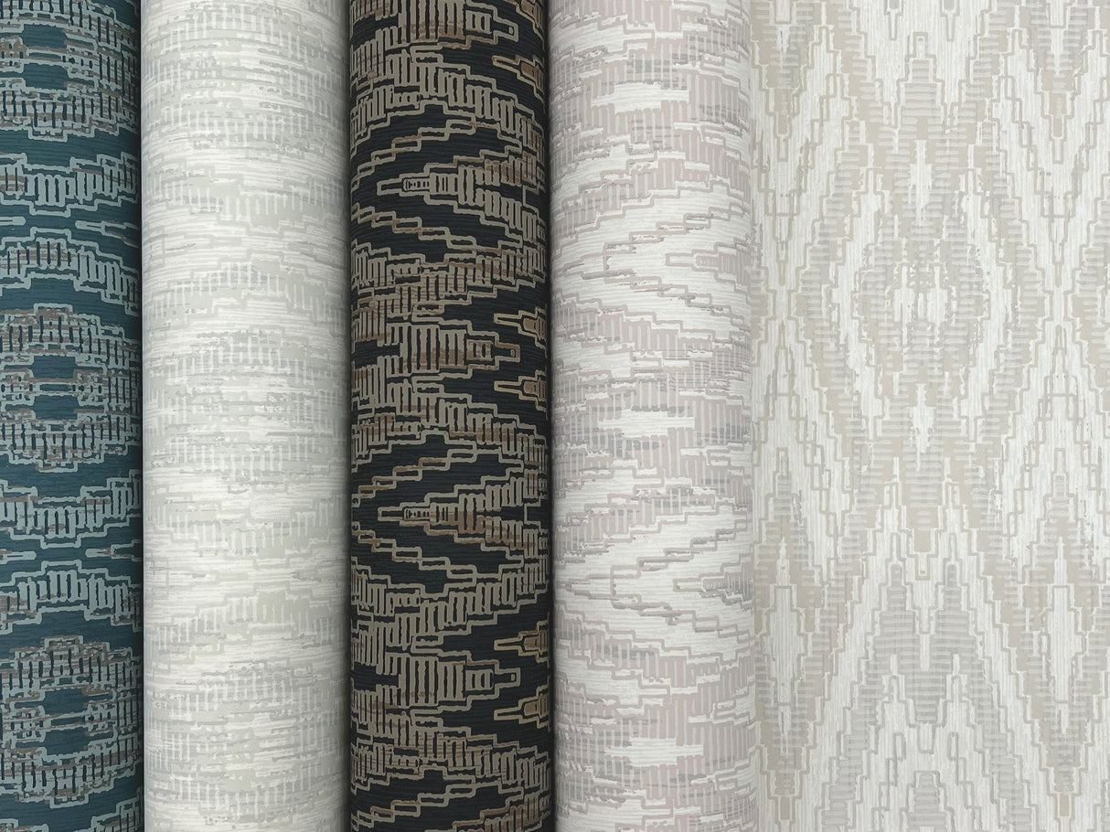 Diamond Marquise Lavender Geometric Wallpaper - York EV3911
