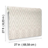 Diamond Marquise Lavender Geometric Wallpaper - York EV3911