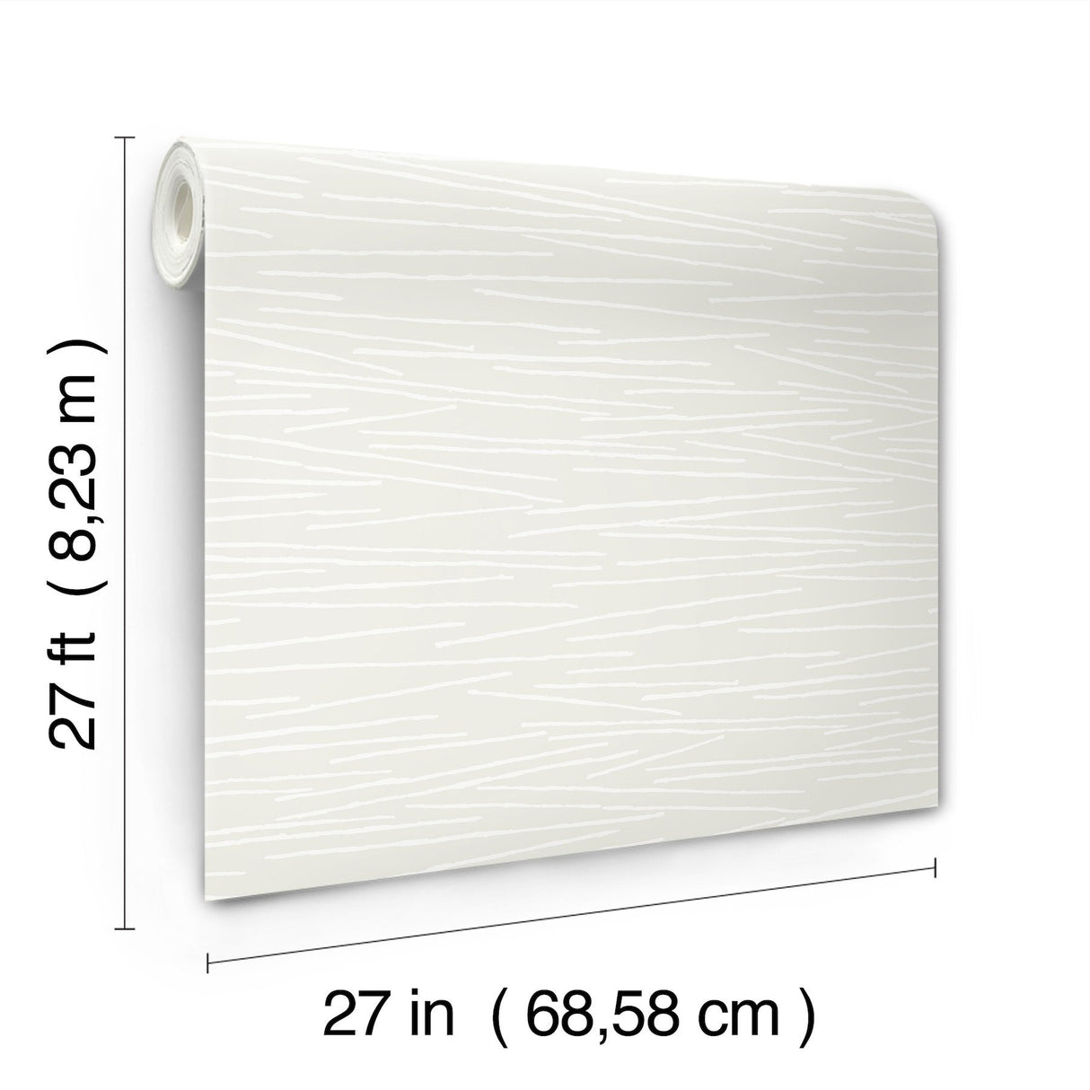 Line Horizon Pearl Wallpaper with Pearlescent Abstract Linear Pattern - York EV3930