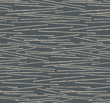 Line Horizon Charcoal Wallpaper with Sculptured Finishes Surface Print - York EV3940