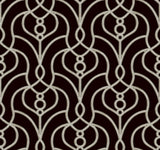 Divine Trellis Black Wallpaper with Pearl Effect Geometric Trellis - York EV3945