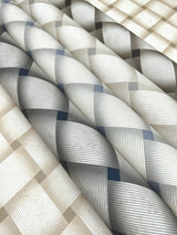 Bayside Basket Weave Mocha Wallpaper with Woven Basket Weave Pattern - York EV3966