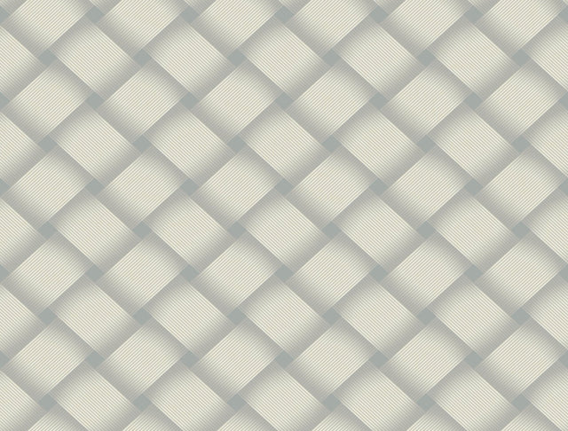 Bayside Basket Weave Smokey Blue Wallpaper with Woven Basket Weave Pattern, Paste-the-Wall Non Woven - York EV3968