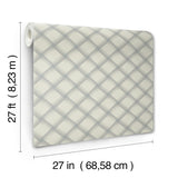 Bayside Basket Weave Smokey Blue Wallpaper with Woven Basket Weave Pattern, Paste-the-Wall Non Woven - York EV3968