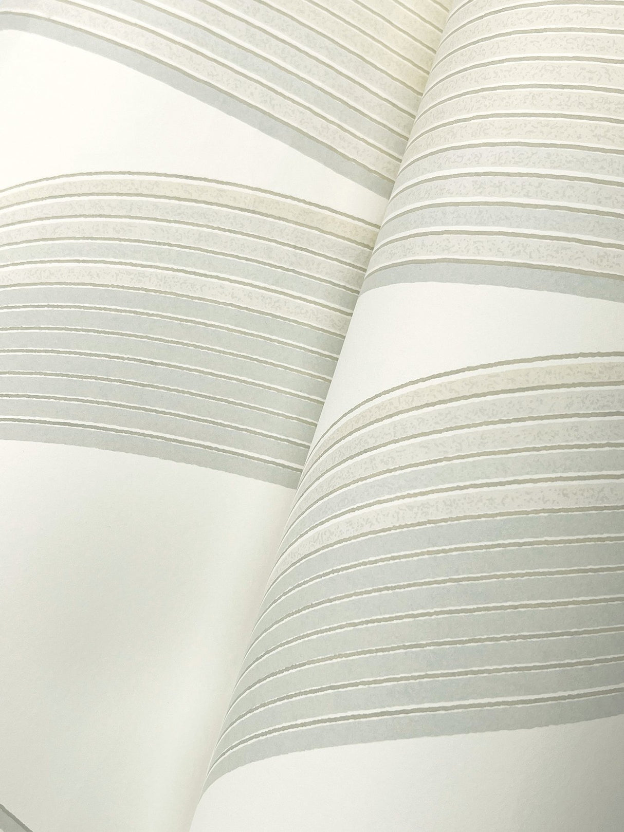 Progression Ogee White Geometric Non Woven Wallpaper - York EV3981