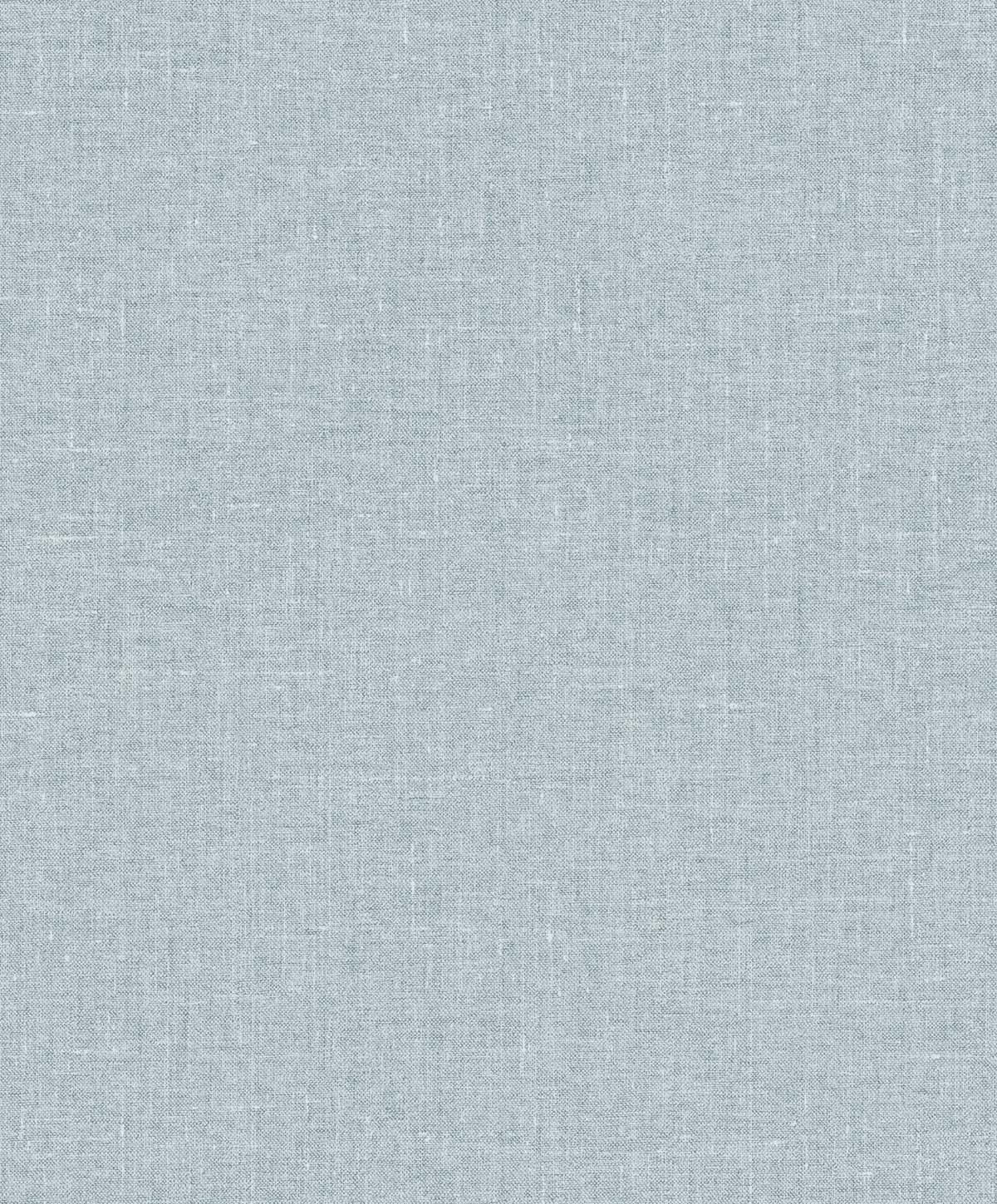 Abington Faux Linen wallpaper in Denim Wash with a matte faux-linen texture