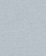 Abington Faux Linen wallpaper in Denim Wash with a matte faux-linen texture