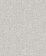 Abington Faux Linen wallpaper in Uniform Grey with a matte faux linen texture