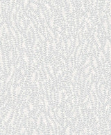 Seaweed Beaded Branches grey botanical wallpaper with metallic glass bead finish and delicate branching vine motif.