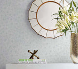Windham Shells Grey Pearl by White Heron Metallic Abstract Wallpaper – Seabrook Designs EW10708