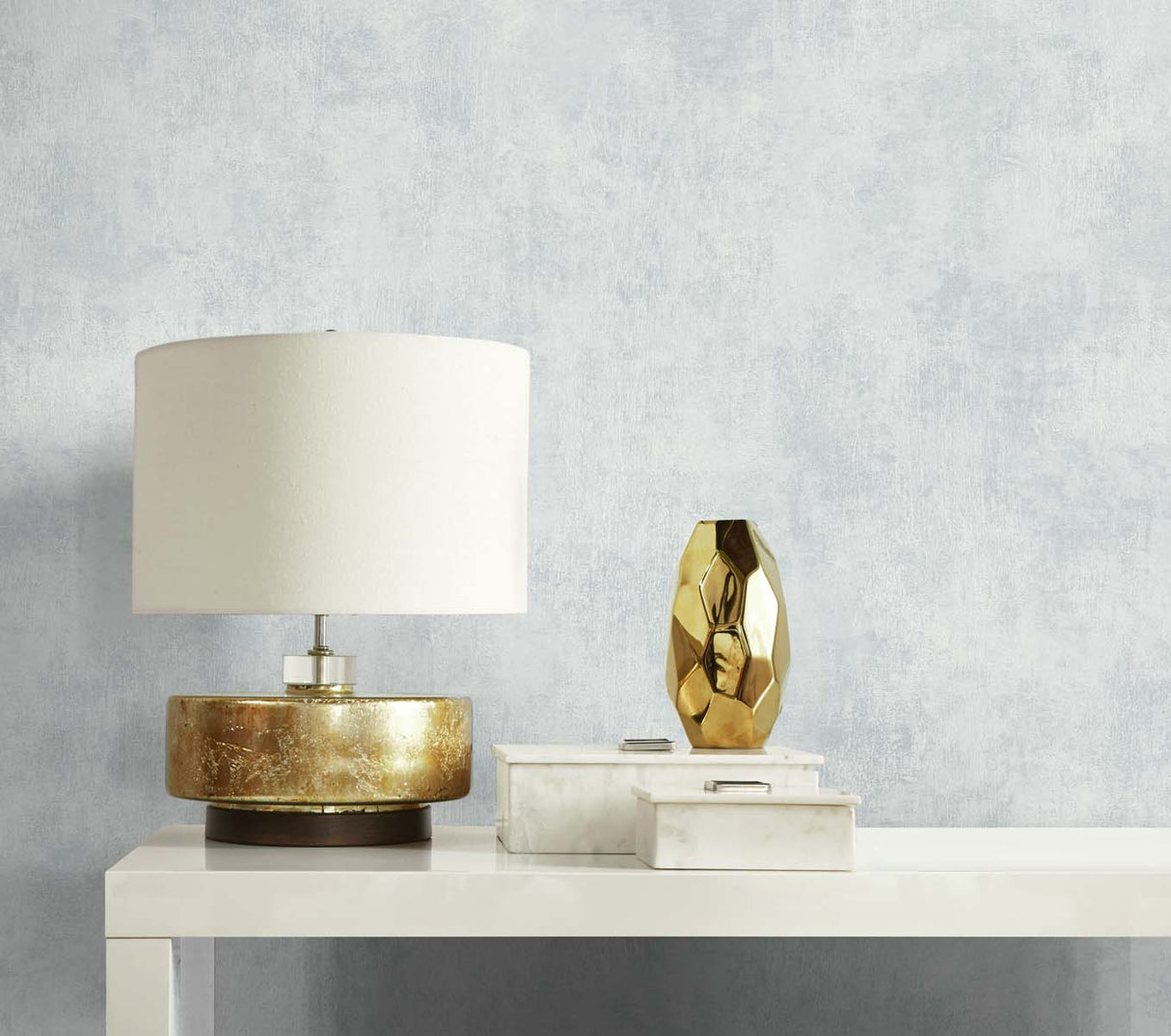 Claire Faux Suede Ice Pearl by White Heron Textured Faux Suede Wallpaper – Seabrook Designs EW10918