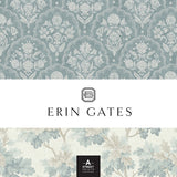 Oakcliff Blue by Erin Gates Leaf Trail Non Woven Wallpaper – A-Street Prints AST6354