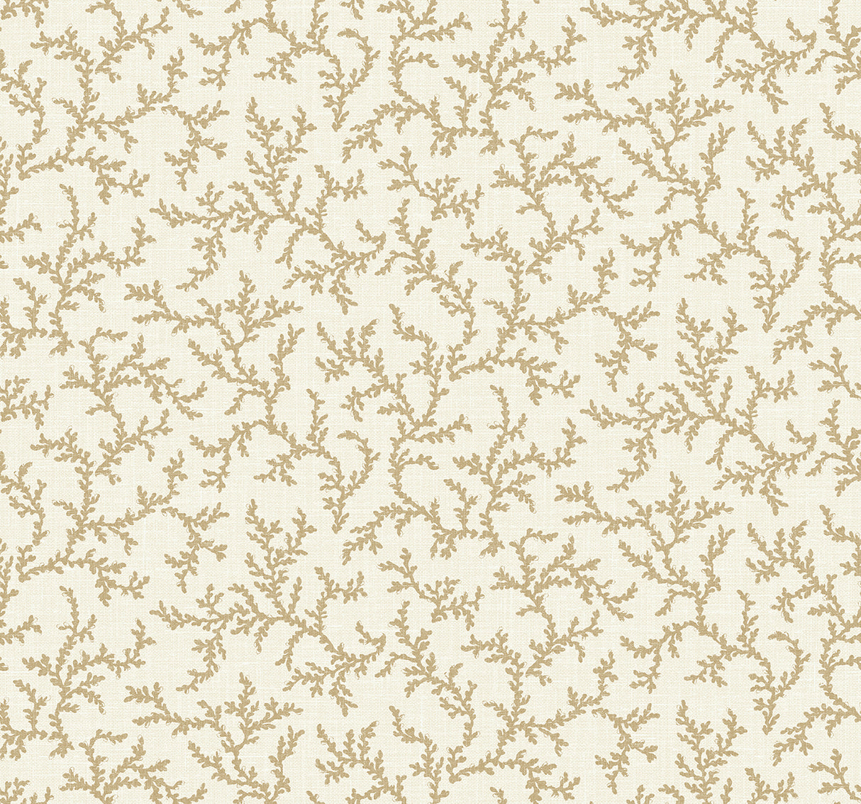 Corail Driftwood botanical trail wallpaper in a matte finish