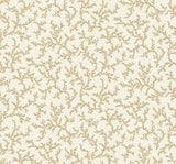 Corail Driftwood botanical trail wallpaper in a matte finish