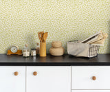 Cossette Dandelion by French Country Matte Botanical Vine Wallpaper – Seabrook Designs FC62203