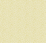 Cossette dandelion yellow botanical vine wallpaper pattern