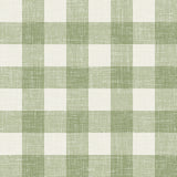 Bebe Gingham wallpaper in Herb green gingham plaid pattern