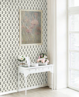 Maia Paisley Poppy Seed by French Country Paisley Wallpaper – Seabrook Designs FC62400