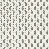 Maia Paisley wallpaper in Poppy Seed colorway (pattern close-up)