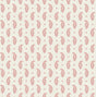 Maia Paisley wallpaper in Rustic Rouge with small pink paisley motifs on a light linen-textured ground.