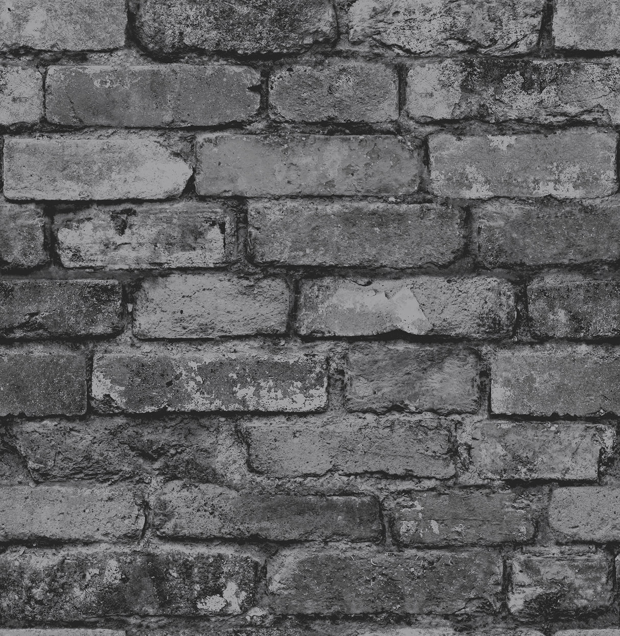 Davis Charcoal Rustic Brick Wallpaper by Fine Decor
