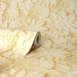 Dacre Yellow by Fine Decor Floral Wallpaper – Brewster Home Fashions FD42597