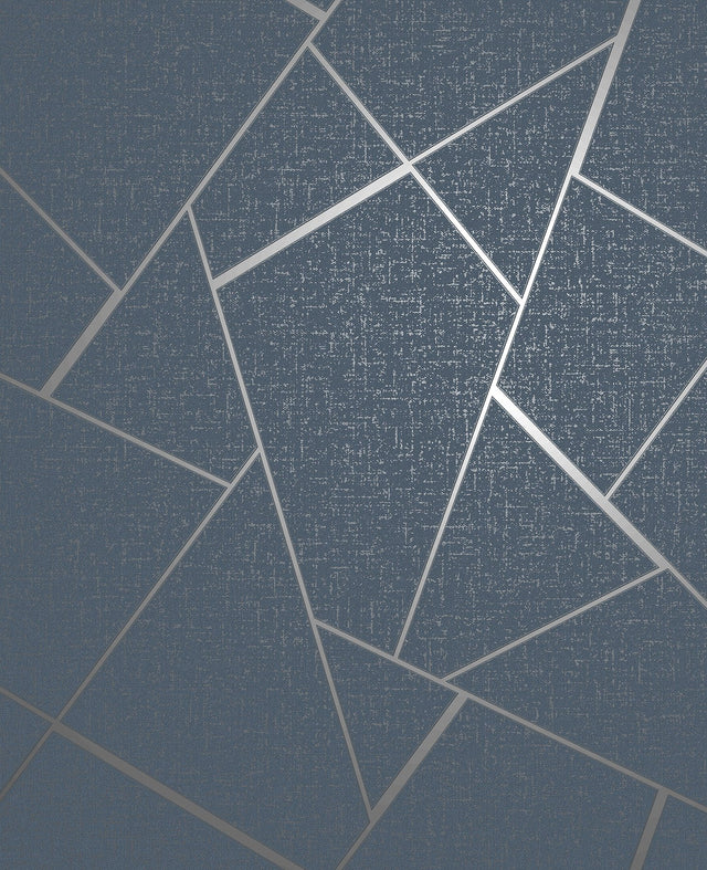 Quartz Navy Fractal Wallpaper
