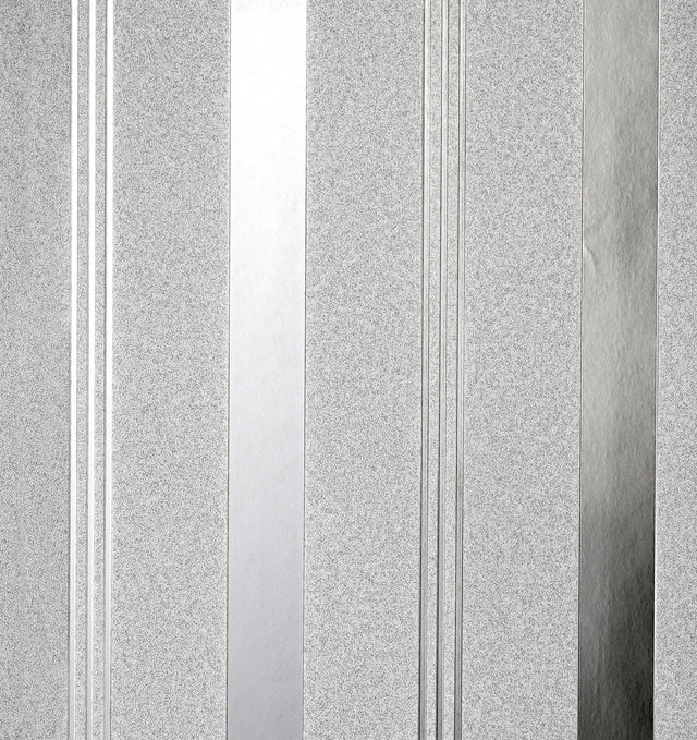 Collin Silver Bexley Stripe Wallpaper