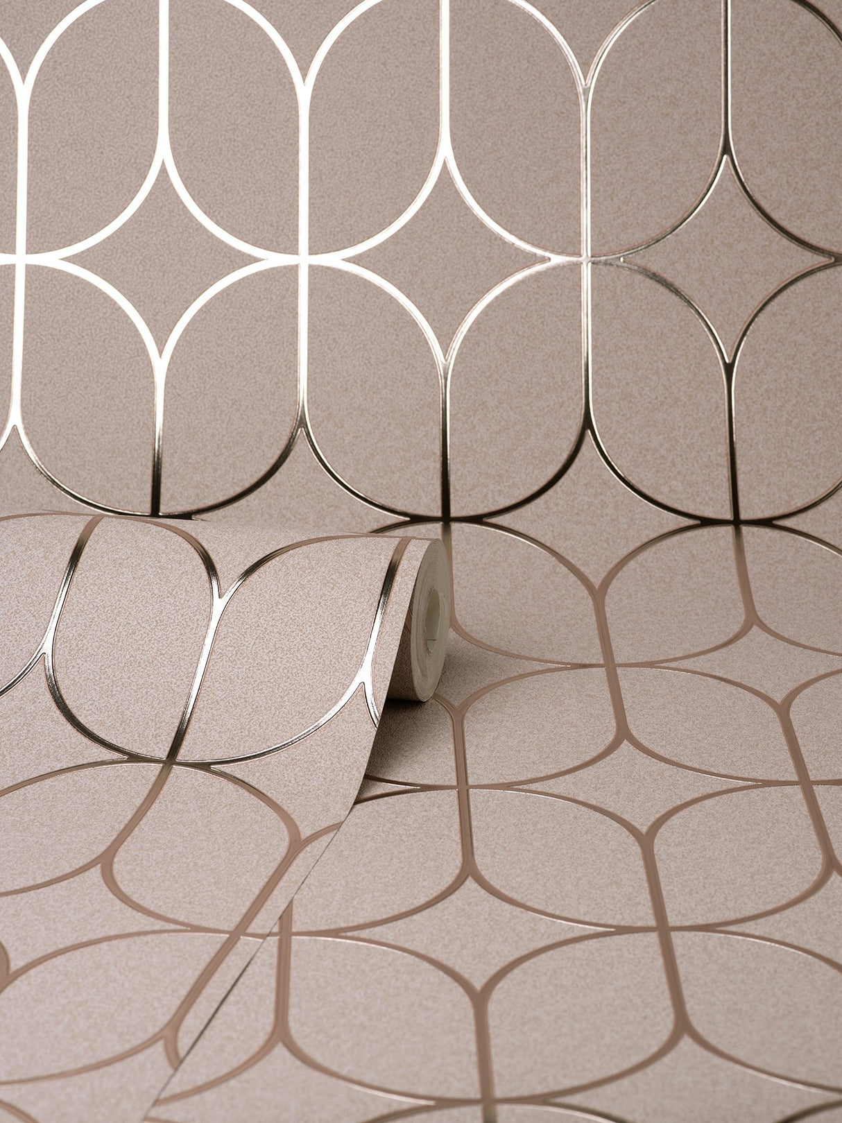 Raye Pink Rosco Trellis Wallpaper