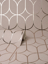 Raye Pink Rosco Trellis Wallpaper