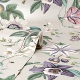 Sierra Silver Floral Wallpaper