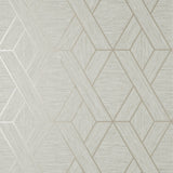 Malcolm Natural Geo Wallpaper with Metallic Textured Geometric Pattern - Fine Decor FD43153