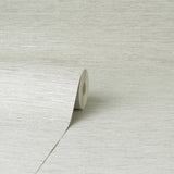 Mephi Natural Faux Grasscloth Vinyl Wallpaper with Textured Metallic Accents - Fine Decor FD43158