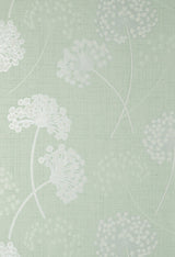 Grace Green Floral Wallpaper with Metallic Botanical Motif - Fine Decor FD43282