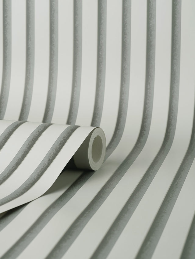 Reggie Stone Vertical Slats Wallpaper with Striped Feature Wall Pattern - Fine Decor FD43287