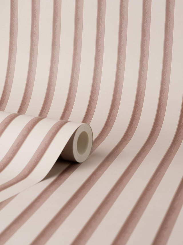 Reggie Blush Vertical Slats Wallpaper