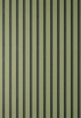 Reggie Olive Vertical Slats Wallpaper with Stripes Feature Wall - Fine Decor FD43289