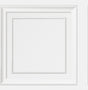 Fine Decor Distinctive White Square Panel Wallpaper FD43298