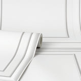 Distinctive White by Fine Decor Square Panel Wallpaper – Brewster Home Fashions FD43298
