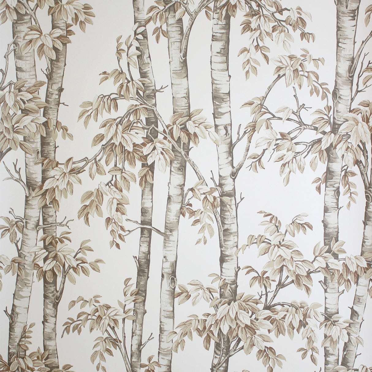 Fine Decor Bastian Neutral Trees Wallpaper FD43343