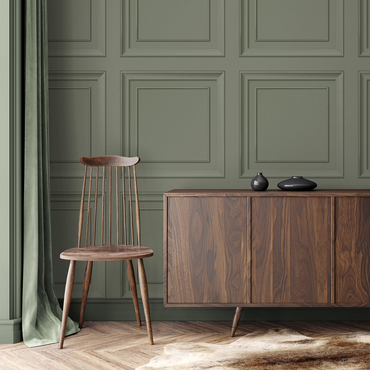 Distinctive Moss by Fine Decor Square Panel Wallpaper- Brewster Home Fashions FD43390