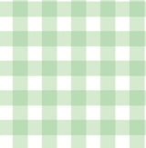 Patrice Light Green Gingham Wallpaper FD43393