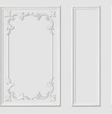Rhonda White Ornate Paneling Wallpaper by Fine Decor